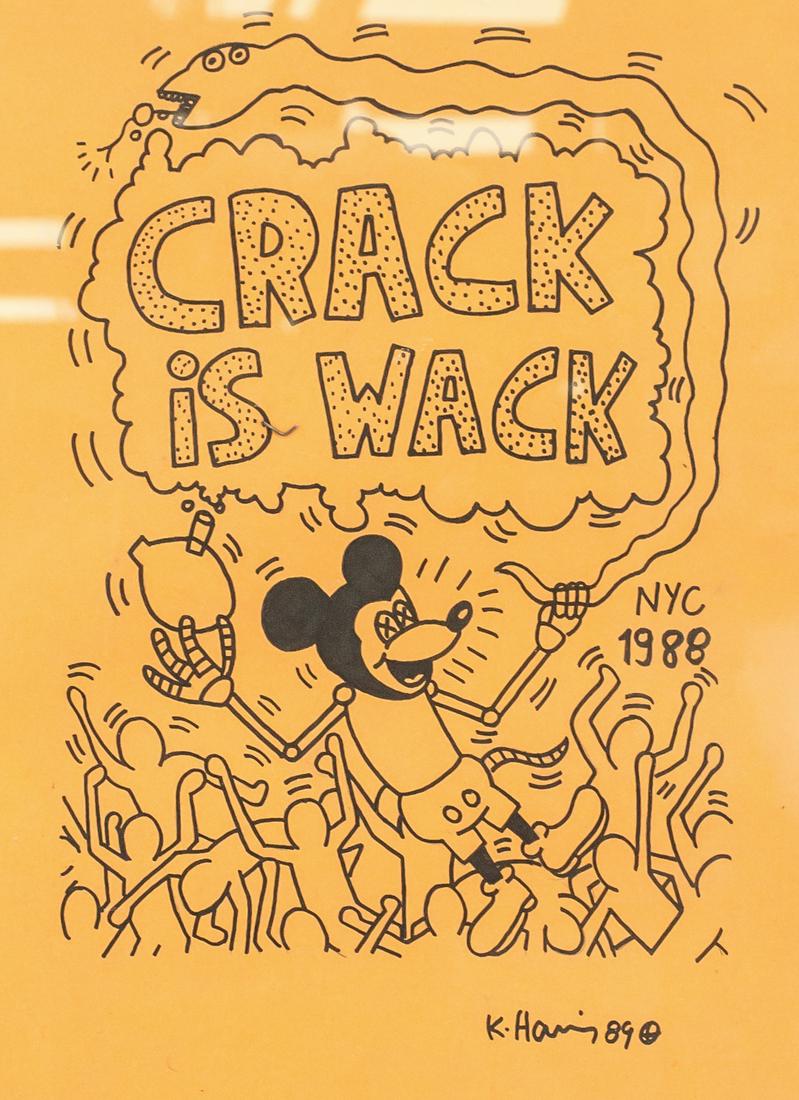 Keith Haring US Mixed Media Tony Shafrazi Gall 227 (1 of 8)