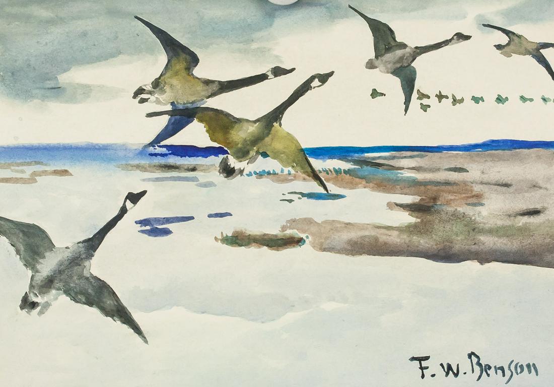 Frank Weston Benson American W/C Waddell-NY 31 (1 of 7)