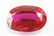 5.85ct Oval Cut Red Natural Ruby GGL