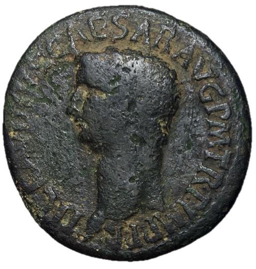 Claudius I 41 - 54 AD AE As Minerva Rome Mint (1 of 2)