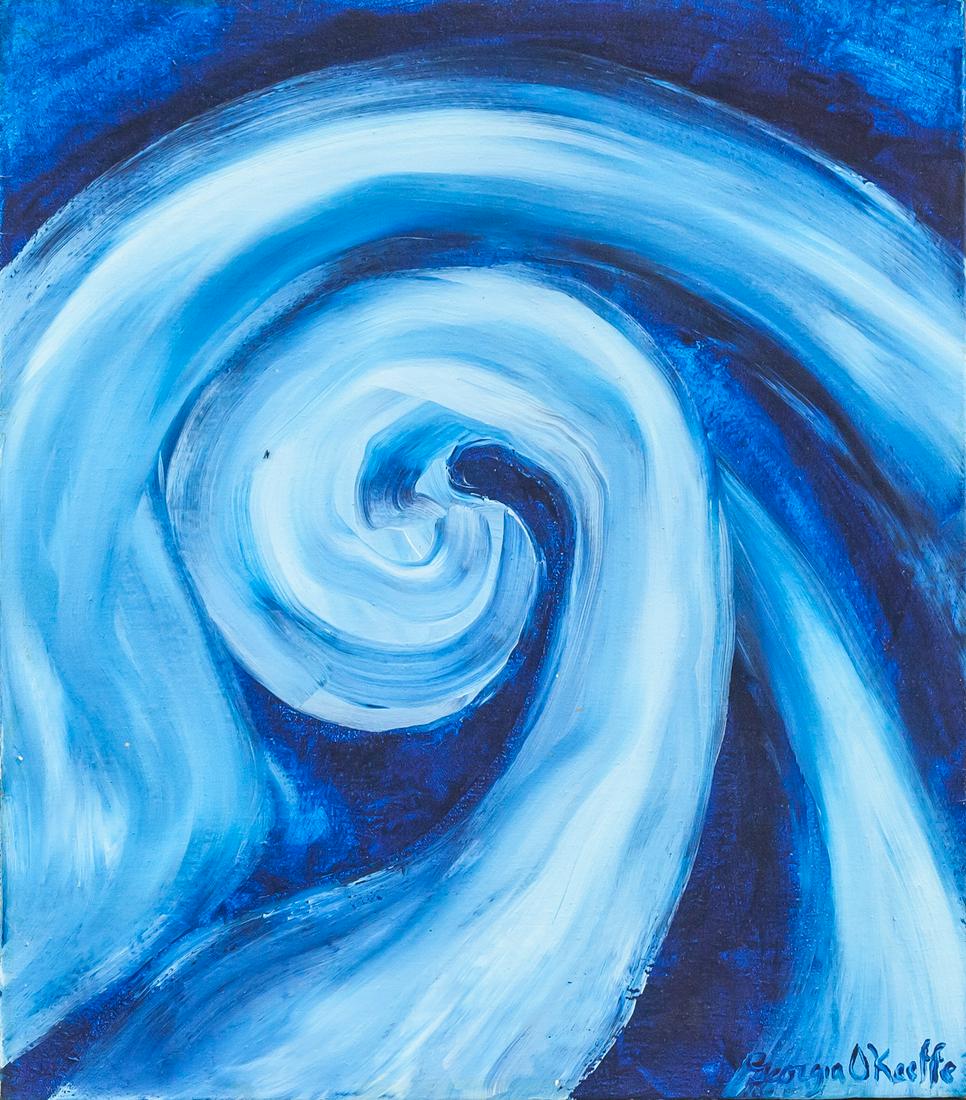 Georgia O'Keeffe American Modernist Oil on Canvas (1 of 5)