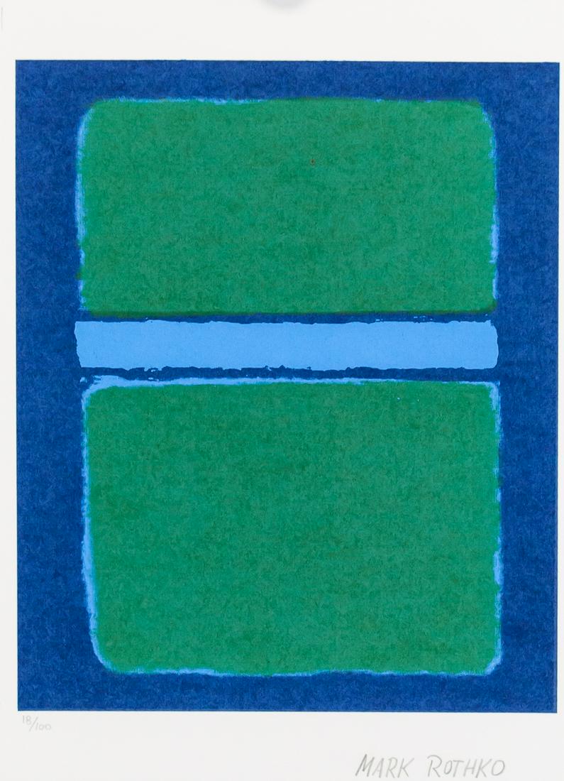 Mark Rothko American Signed Silkscreen 18/100 (1 of 8)