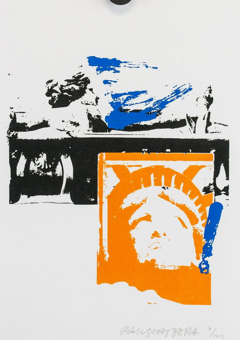Robert Rauschenberg USA Signed Silkscreen 7/100 (1 of 13)