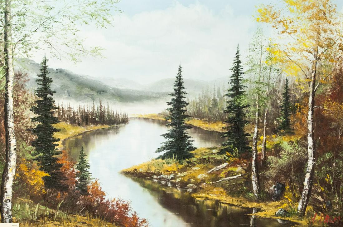 Helen Daum Canadian Oil on Canvas Landscape (1 of 8)