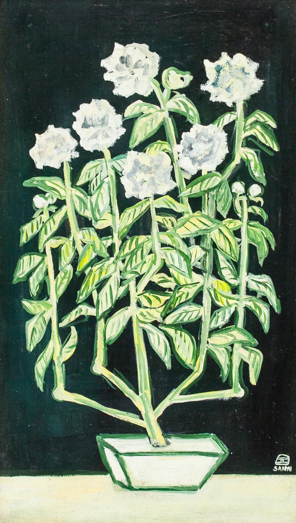 Sanyu Chinese-French Modernist Oil on Canvas (1 of 7)