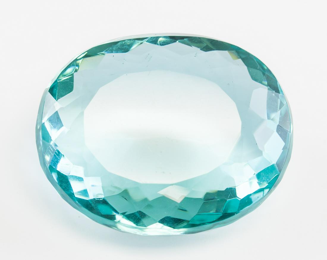 231.5ct Oval Cut Blue Aquamarine AGSL (1 of 4)