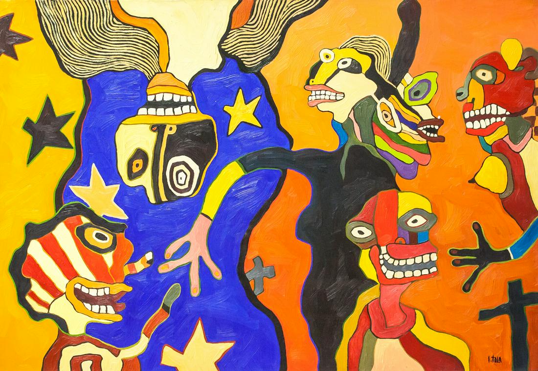 Jose Tola Peruvian Modernist Oil on Canvas (1 of 8)