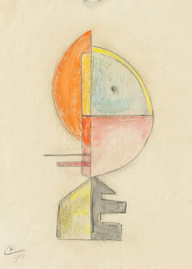 Wassily Kandinsky Russian Chalk Pastel on Paper (1 of 6)