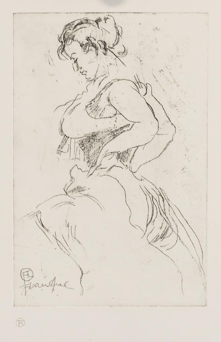 Henri de Toulouse-Lautrec French Signed Linocut (1 of 7)