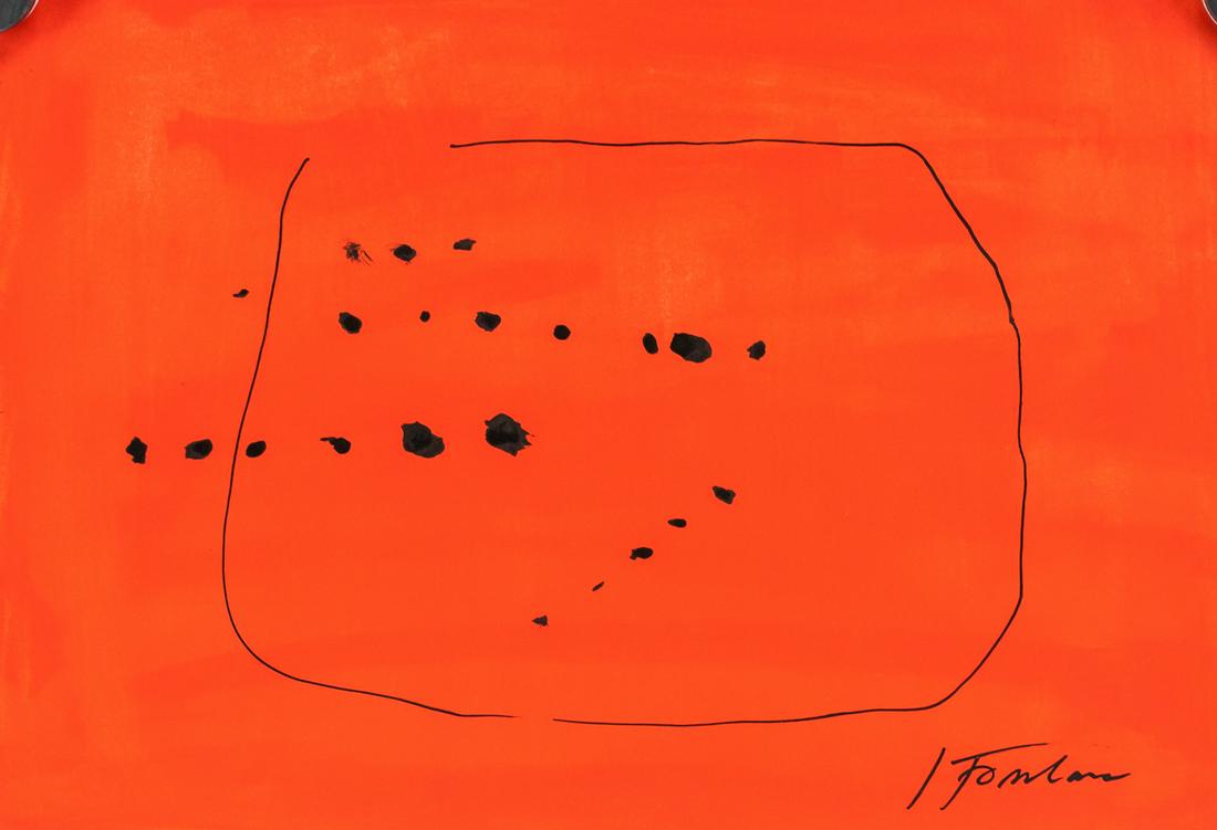 Lucio Fontana Argentine-Italian Mixed Media LF64 (1 of 7)