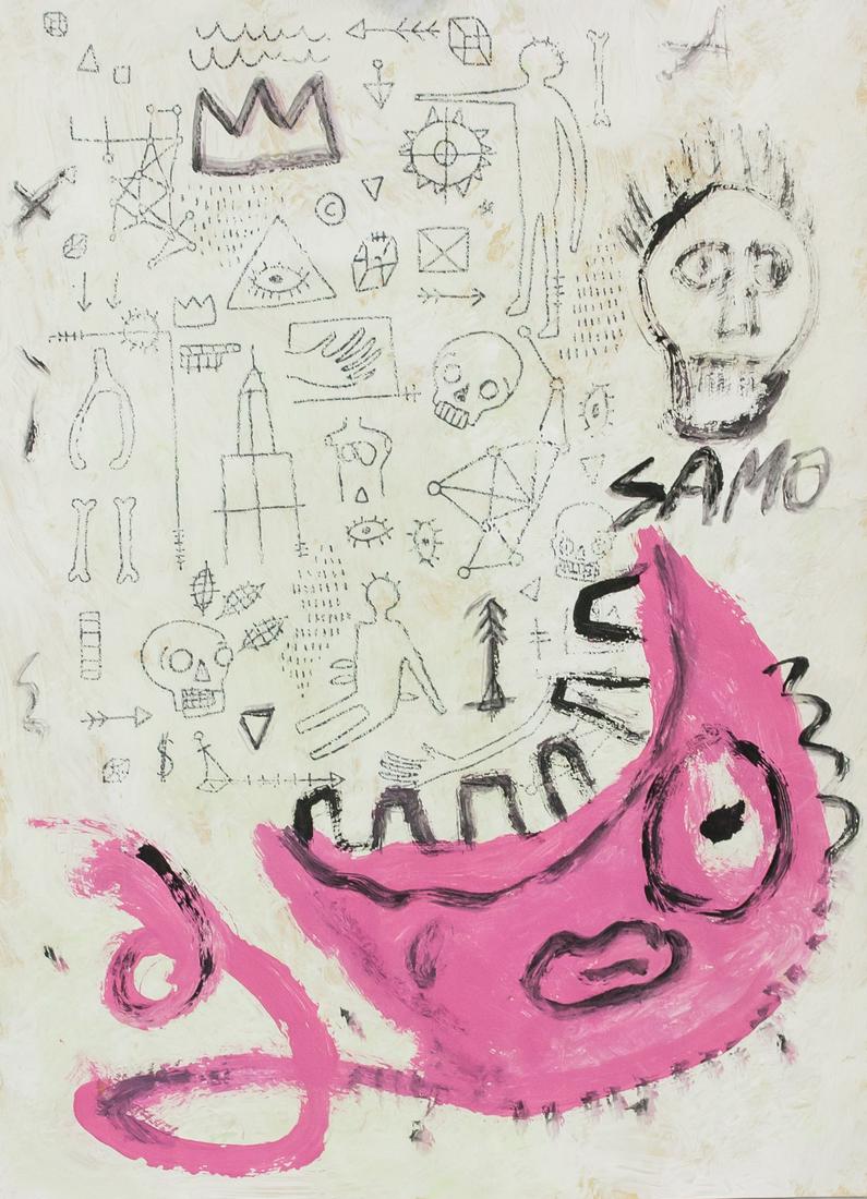 Jean-Michel Basquiat American Mixed Media 11.15.01 (1 of 6)