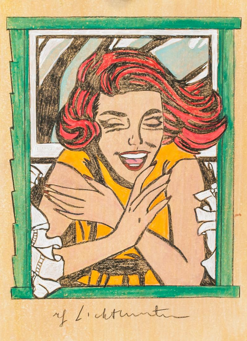 Roy Lichtenstein American Mixed Media on Paper (1 of 5)