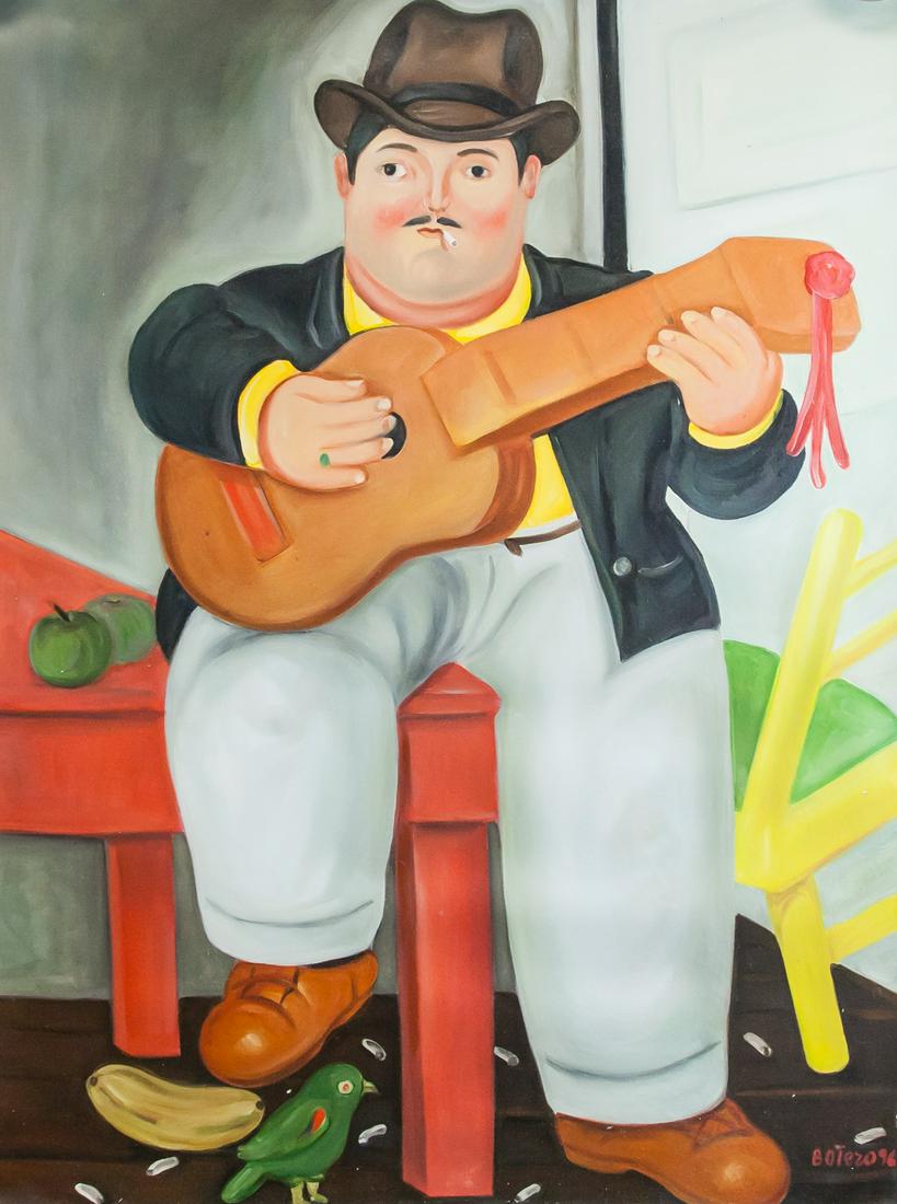 Fernando Botero Colombian Oil on Canvas (1 of 6)