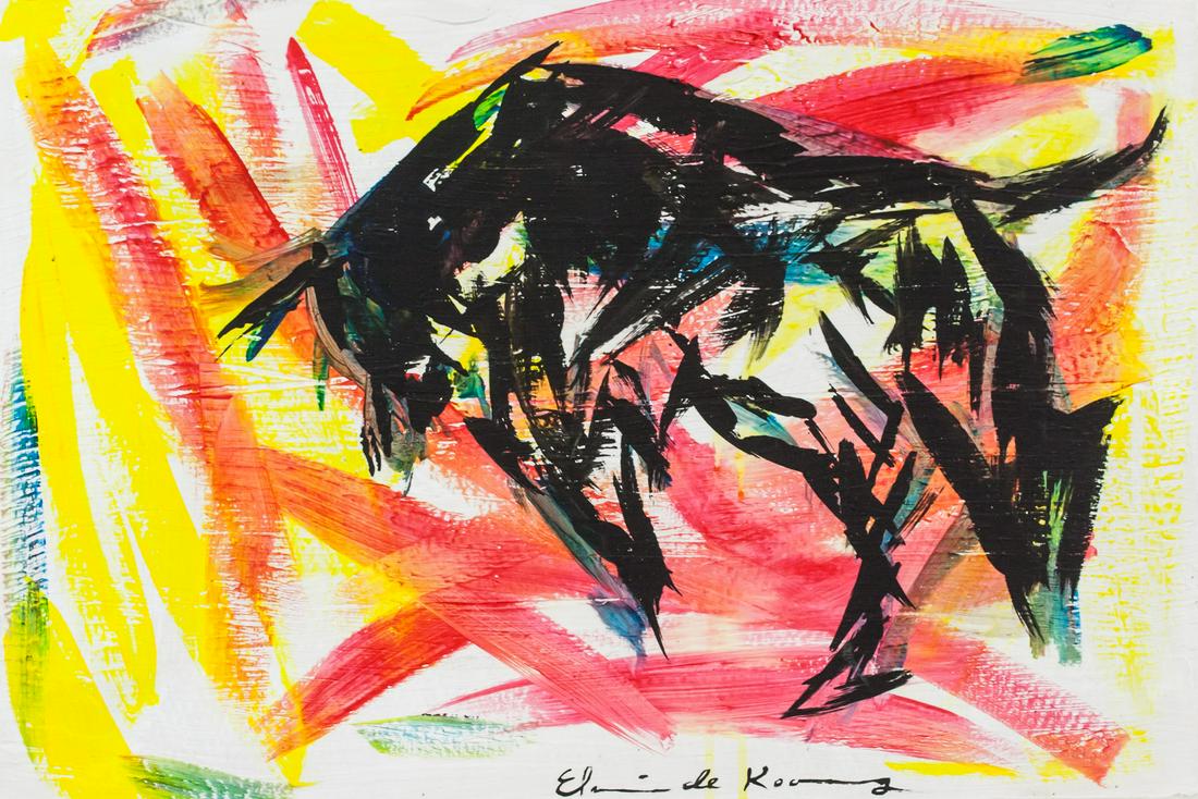 Elaine de Kooning American Abstract Oil on Canvas (1 of 6)