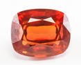 10.55ct Cushion Cut Orange Natural Sapphire GGL