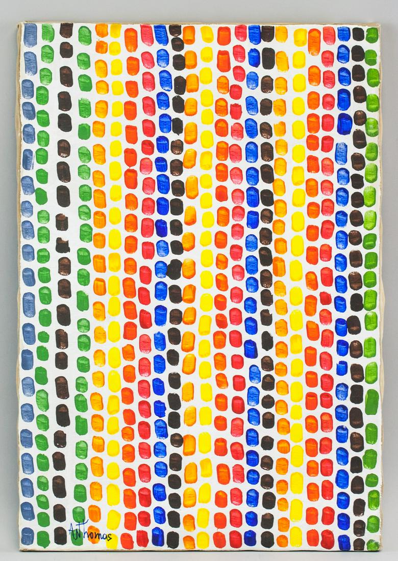 Alma Thomas African-American Oil on Canvas (1 of 5)