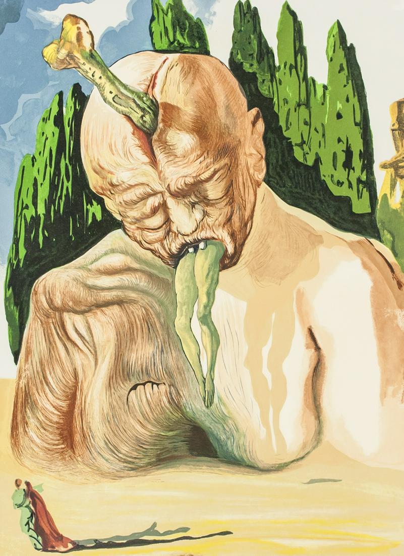 Salvador Dali Spanish Woodblock 1984 Certificate (1 of 8)