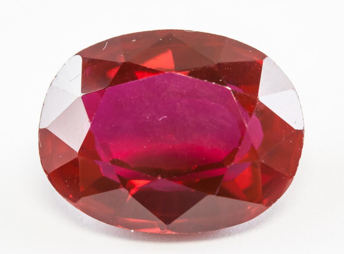 16.80ct Oval Cut Red Burma Natural Ruby GGL (1 of 4)