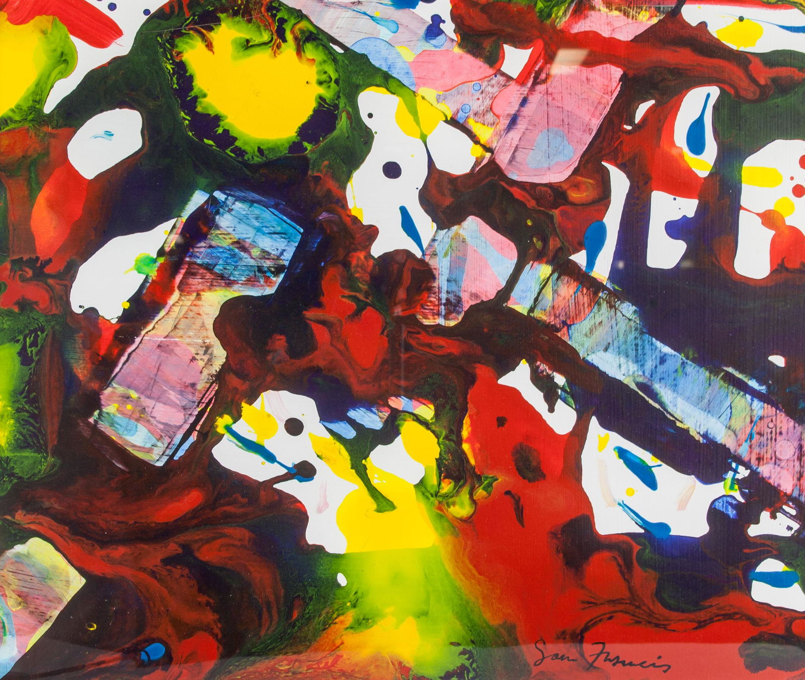 Sam Francis American Abstract Mixed Media (1 of 5)