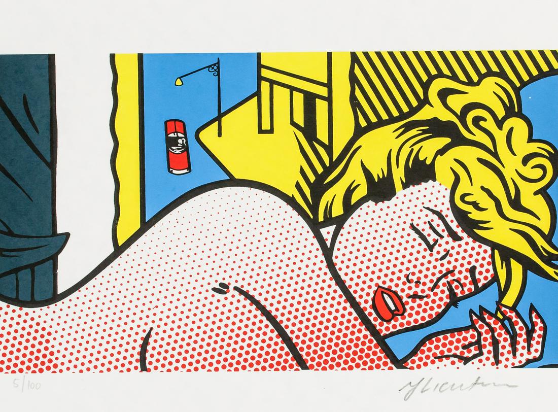 Roy Lichtenstein American Signed Silkscreen 5/ 100 (1 of 8)