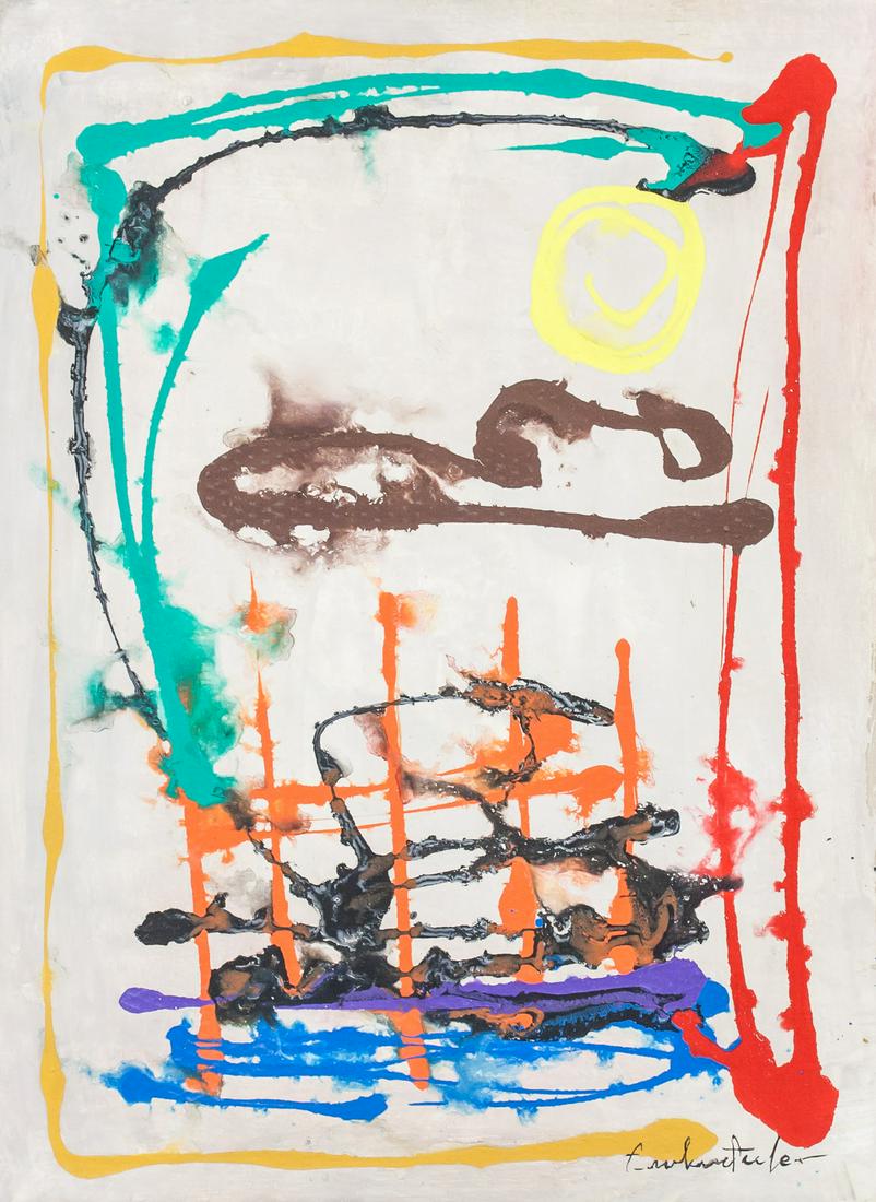 Helen Frankenthaler American Oil on Canvas (1 of 6)