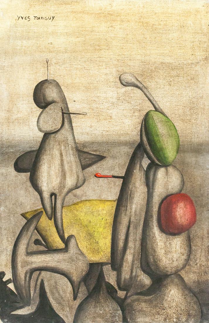Yves Tanguy French Abstract Oil on Canvas '49 (1 of 7)