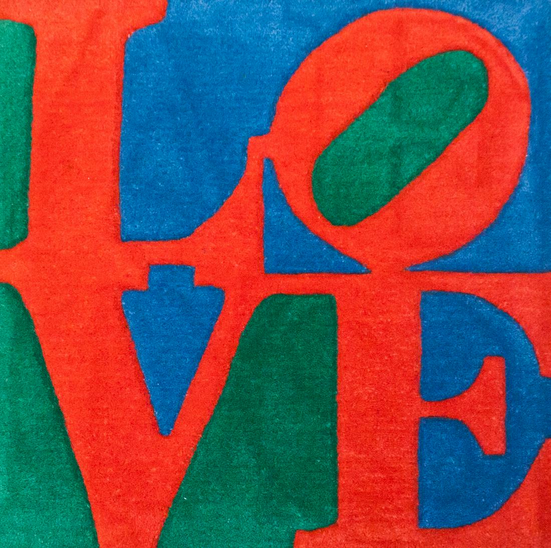 Robert Indiana Wool Rug With COA (1 of 10)