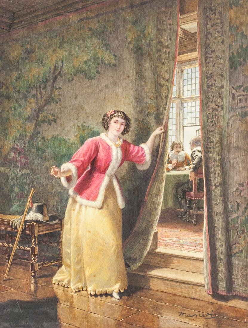 After Edouard Manet French Mixed Media on Board (1 of 9)