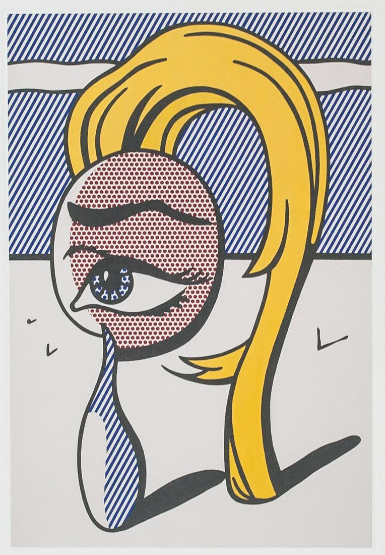 Roy Lichtenstein American Pop Signed Linocut A.P. (1 of 6)