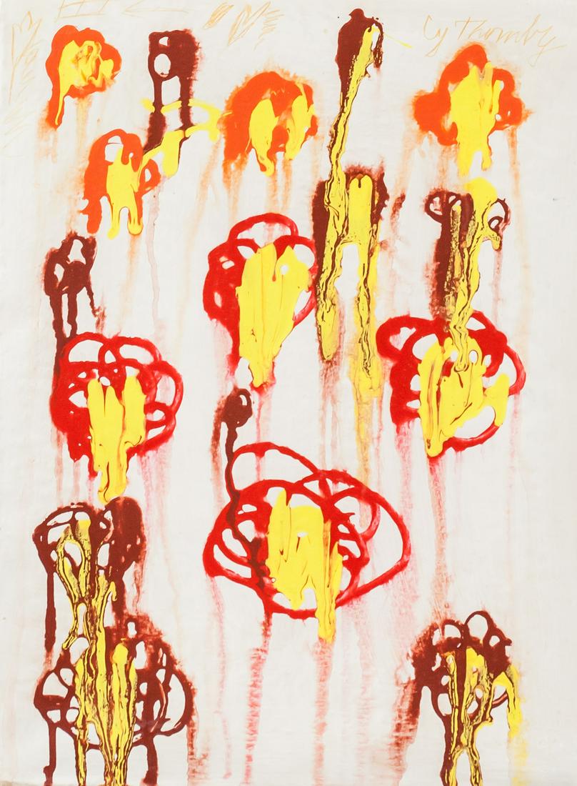 Cy Twombly American Oil on Canvas (1 of 6)