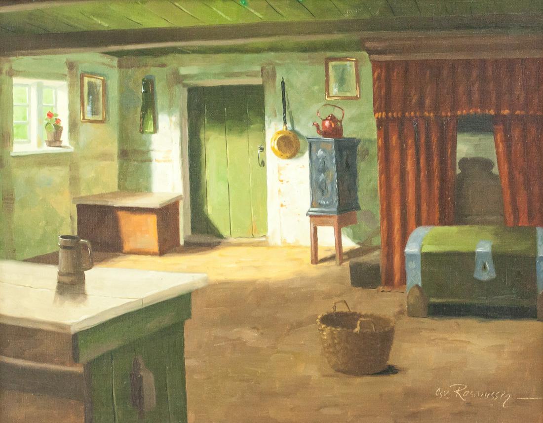 Osvald Rasmussen Danish Oil on Canvas (1 of 6)