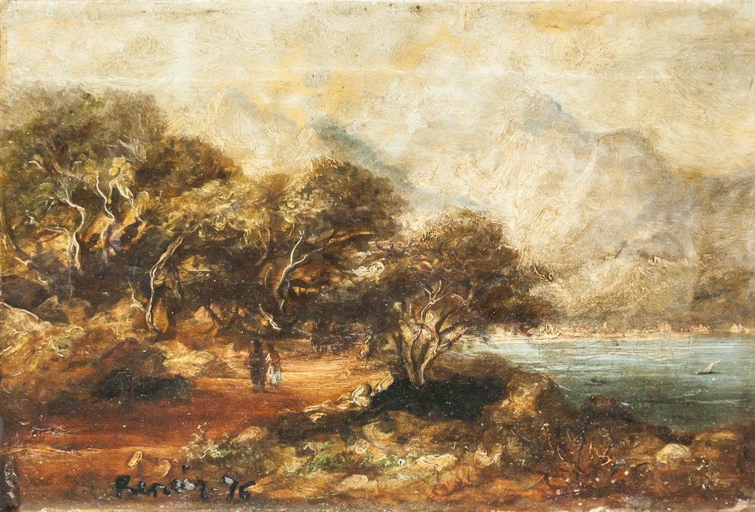 Pierre-Auguste Renoir French Oil on Canvas "76" (1 of 8)