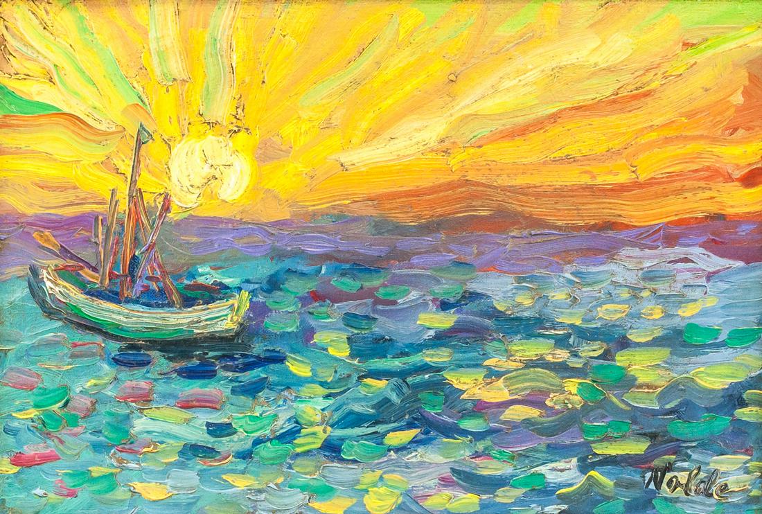 Emil Nolde German-Danish Oil on Board (1 of 5)