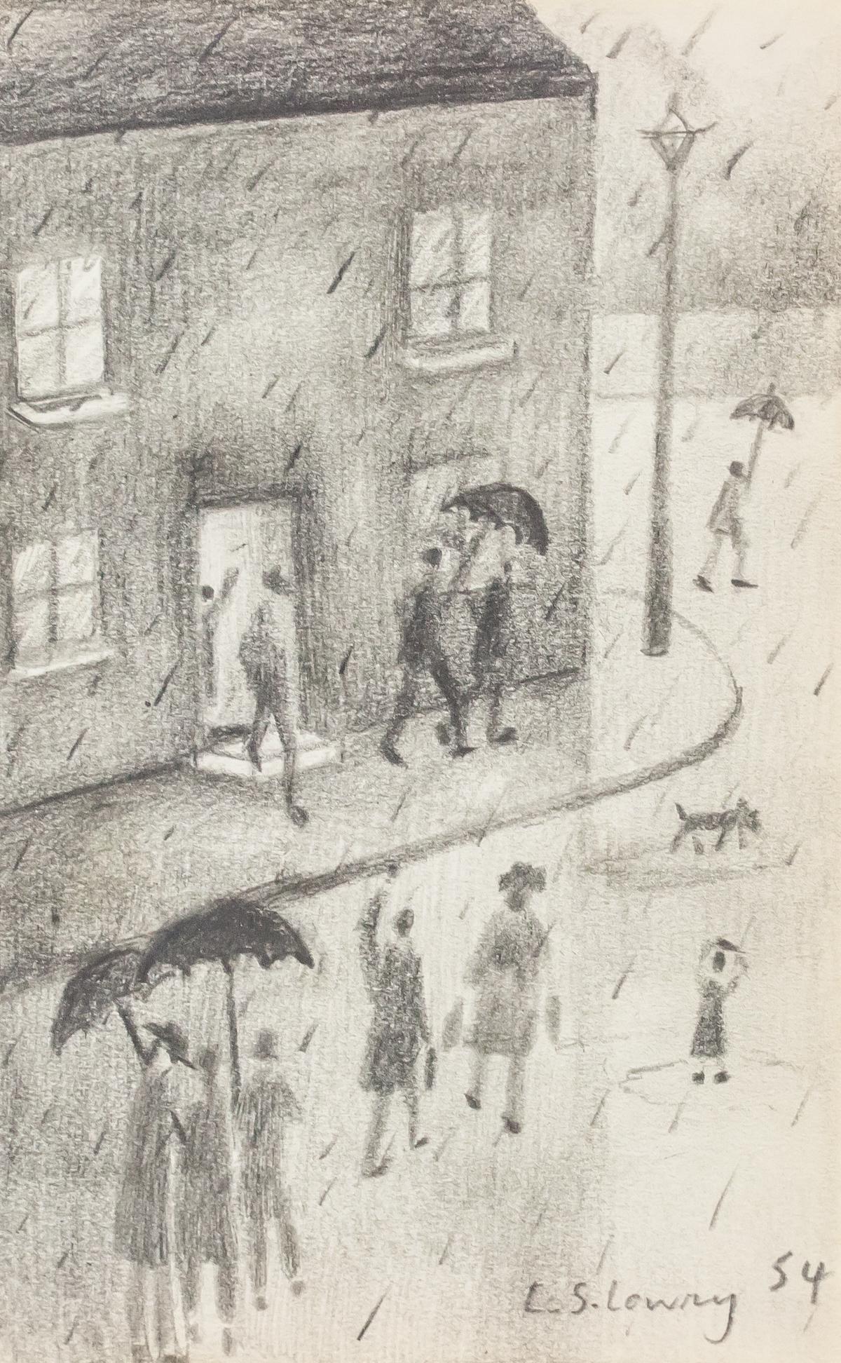 L. S. Lowry English Graphite on Paper (1 of 5)