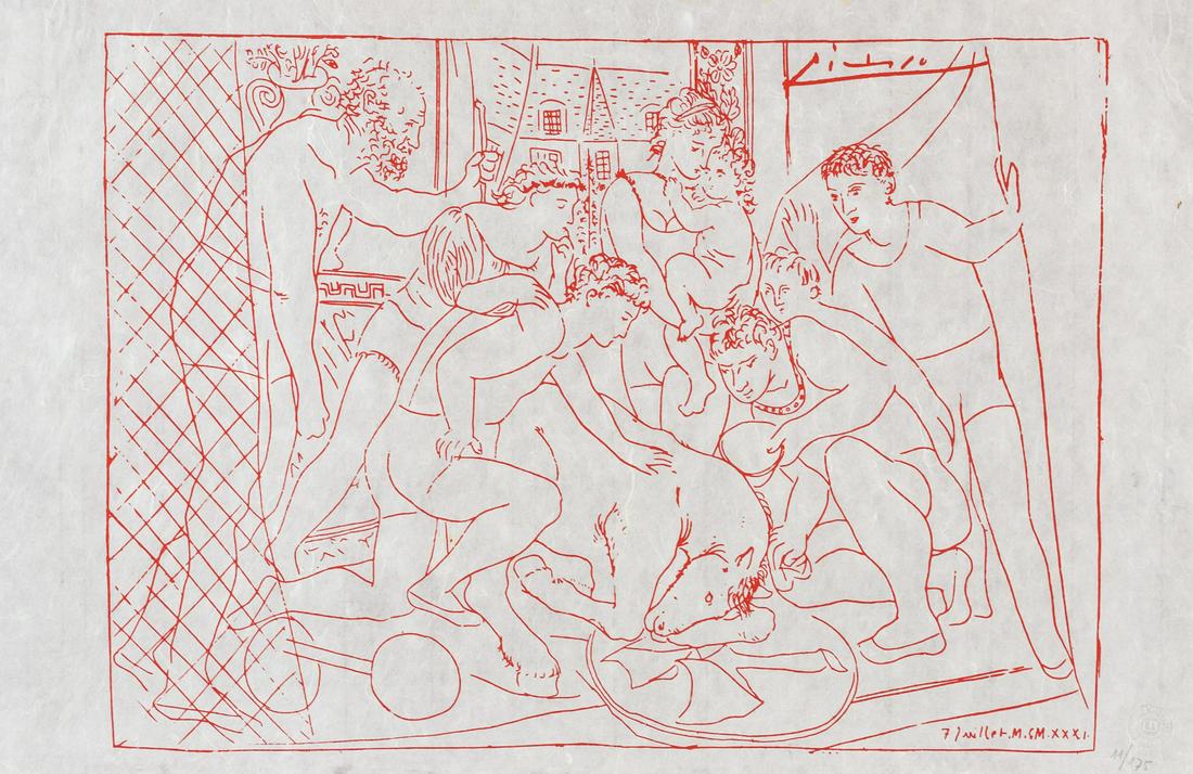 Pablo Picasso Silkscreen Signed 11/175 COA (1 of 10)