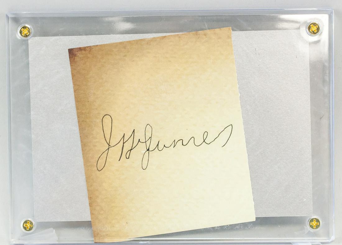 Jesse James 1847-1882 American Autograph Card (1 of 4)