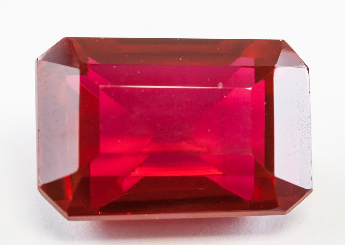 30.60ct Emerald Cut Red Natural Ruby GGL (1 of 4)