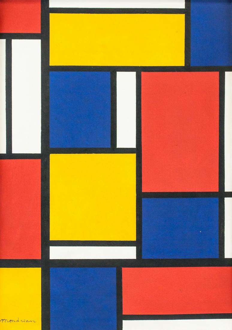 Piet Mondrian Dutch Acrylic on Canvas (1 of 5)
