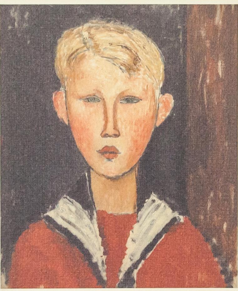 Amedeo Modigliani Italian Signed Lithograph X/C (1 of 6)