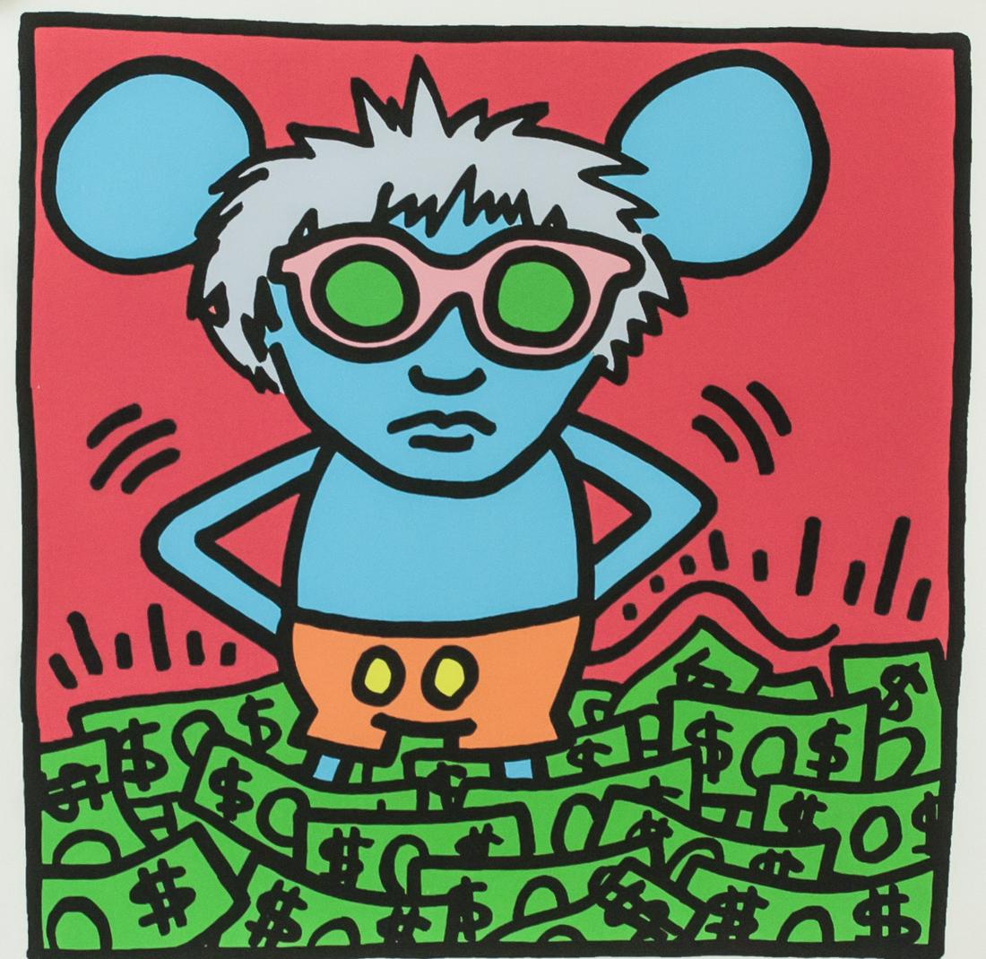 Keith Haring American Signed Lithograph 3/300 (1 of 6)