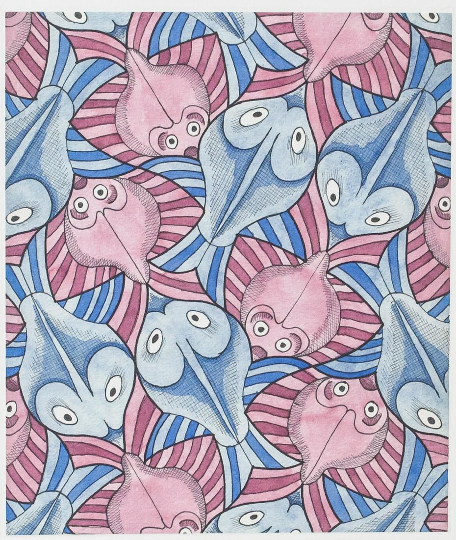 M. C. Escher Dutch Signed Lithograph 73/200 (1 of 7)