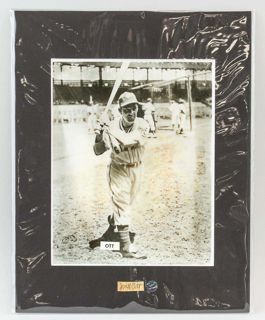Mel Ott Photo and Autograph COA (1 of 6)