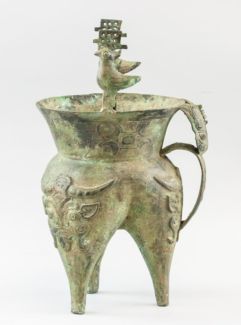 Chinese Archaistic Bronze He Vessel (1 of 5)