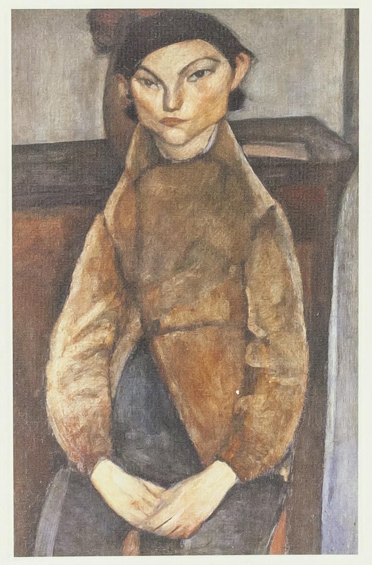 Italian Linocut XXXI/C Signed Modigliani (1 of 6)