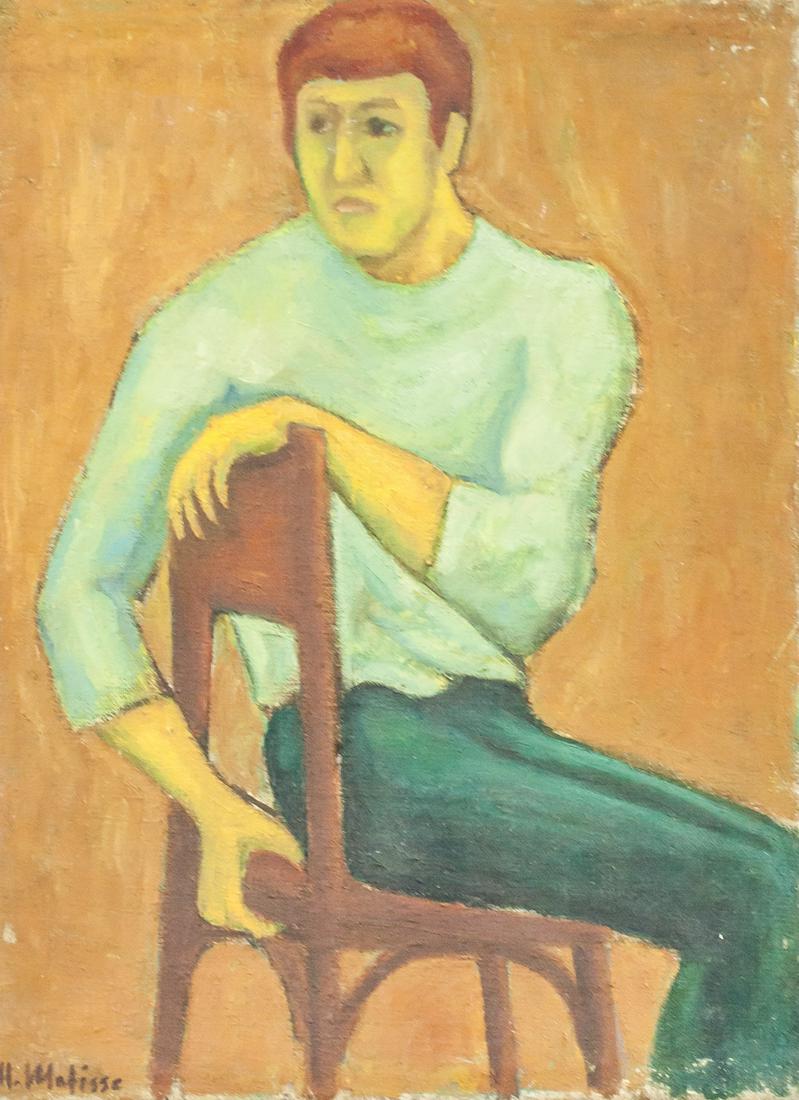 French Fauvist Oil on Canvas Signed H. Matisse (1 of 6)