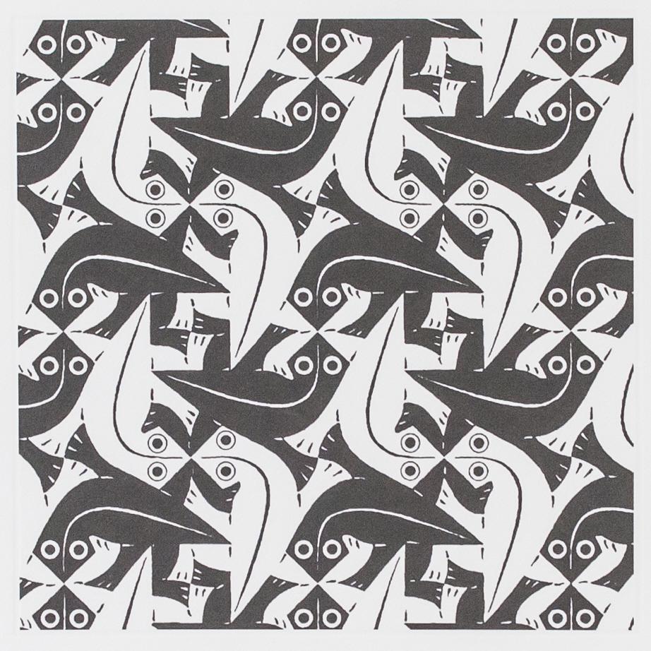 Dutch Lithograph Signed M. Escher 73/200 (1 of 6)