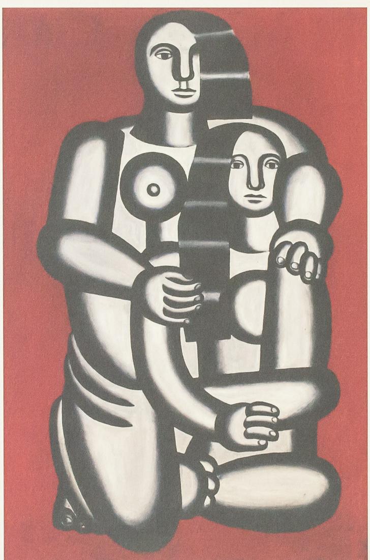 French Lithograph 190/200 Signed F Leger (1 of 6)