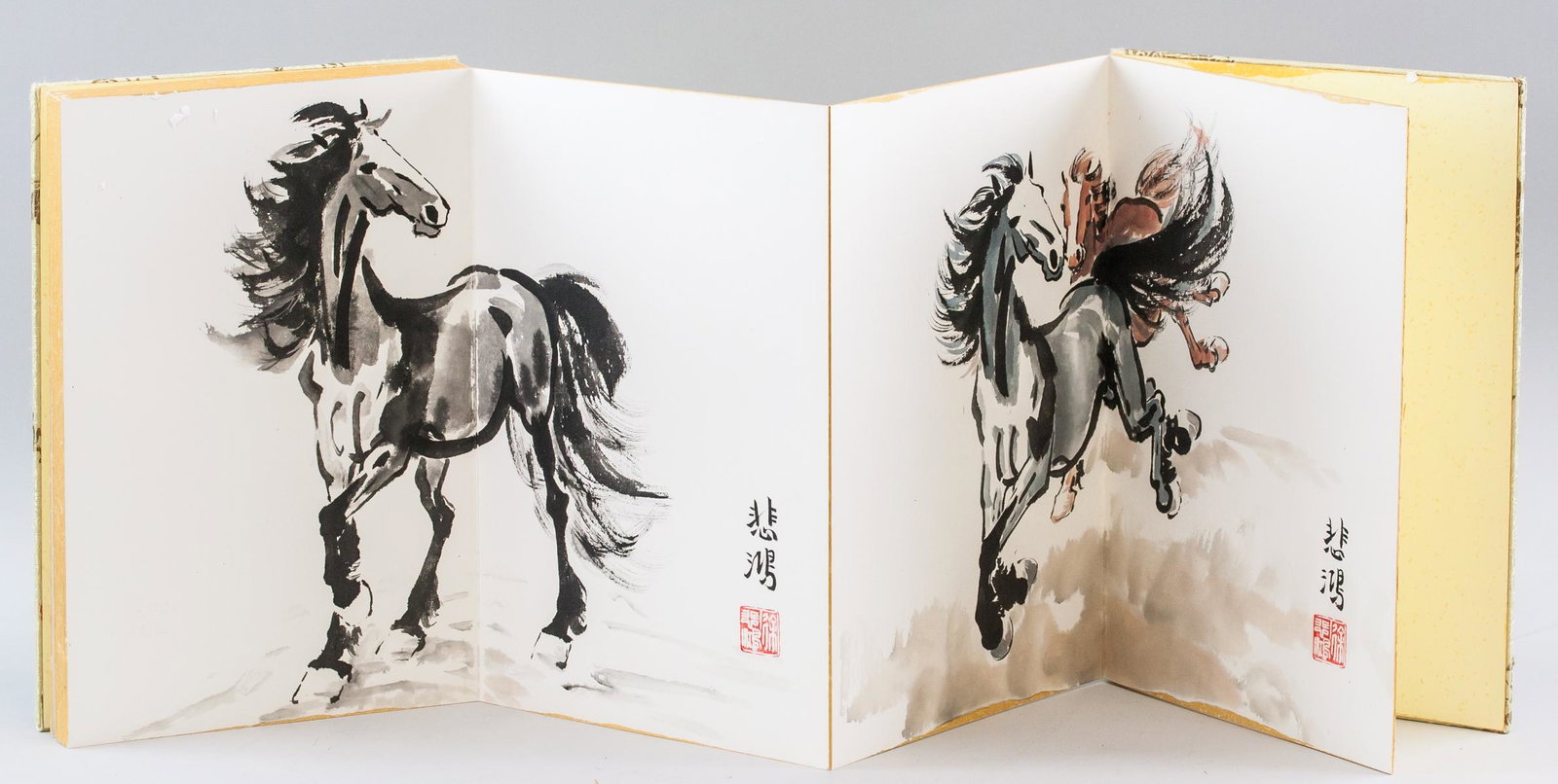 Xu Beihong 1895-1953 Chinese Watercolor Booklet (1 of 7)
