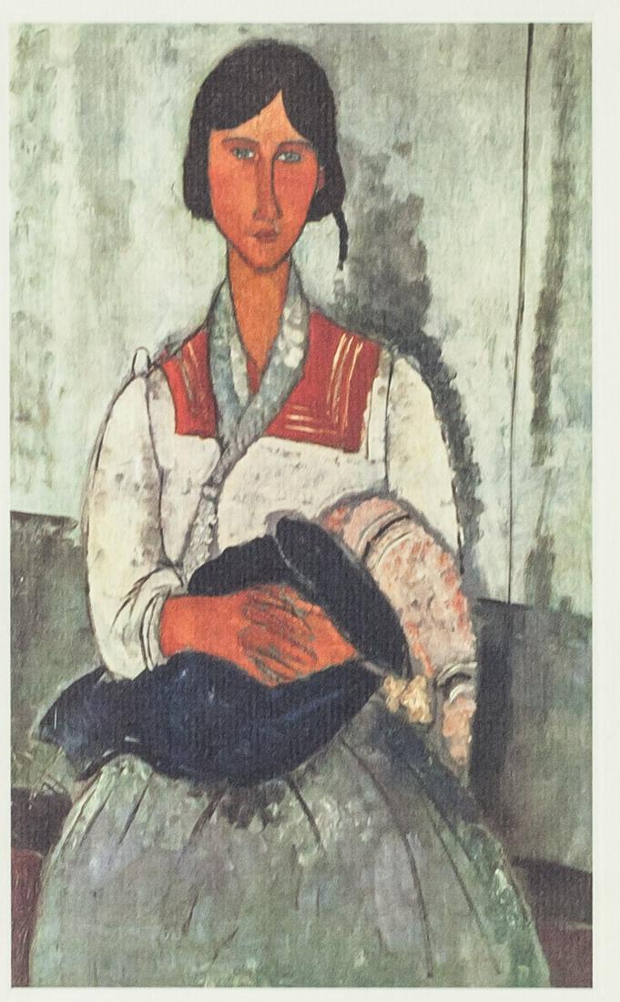 Italian Lithograph XXX/C Signed Modigliani (1 of 6)