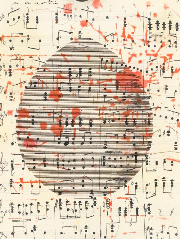 American Ink on Sheet Music Signed A. Martin (1 of 7)